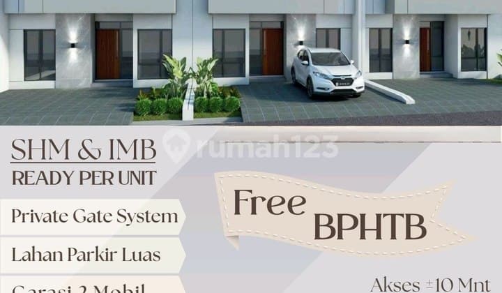 Rumah Baru Jatibening Jatimakmur Mewah bisa KPR Free BPHTB