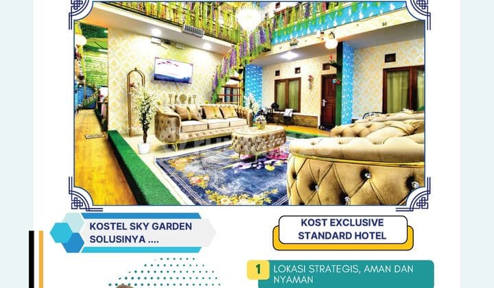 Kost Exclusive standard hotel samping universitas