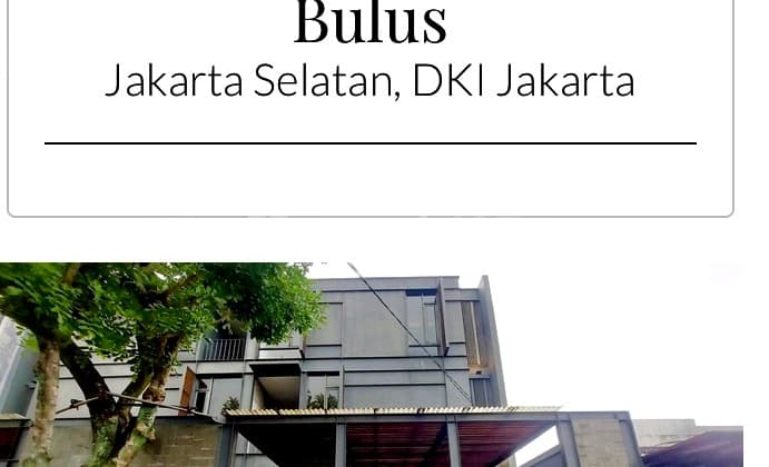 Rumah Baru Siap Huni Dalam Komplek Area Lebak Bulus