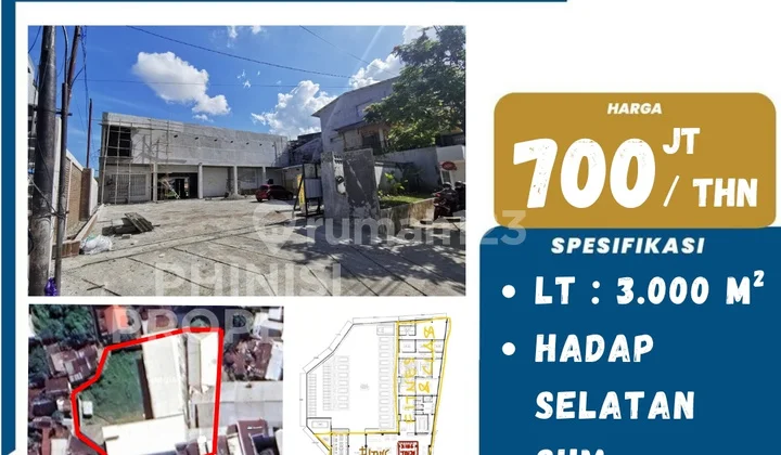 Disewa Kavling Besar di Jalan Urip Sumoharjo Disewa Kavling Besar di Jalan Urip Sumoharjo