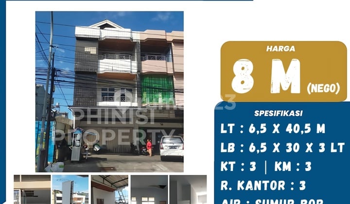 DIJUAL Ruko di Jalan Gunung Latimojong DIJUAL Ruko di Jalan Gunung Latimojong