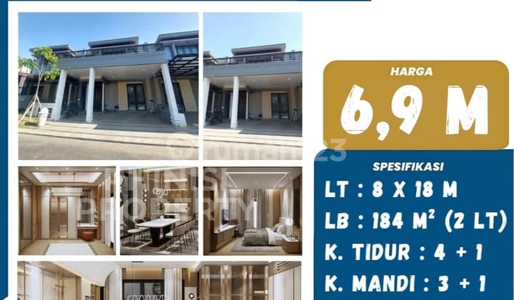 Dijual Rumah Sudah Interior di Treasure Island Citraland City Cpi