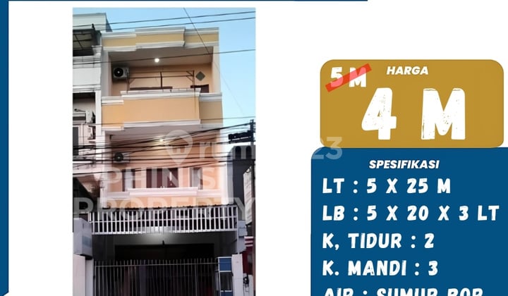 Dijual Ruko Tengah Kota di Jalan Monginsidi Dijual Ruko Tengah Kota di Jalan Monginsidi