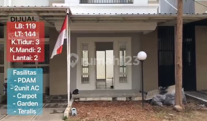 Rumah Siap Huni 2 Lantai Dicluster Rosewood Tanjung Bunga Makassar