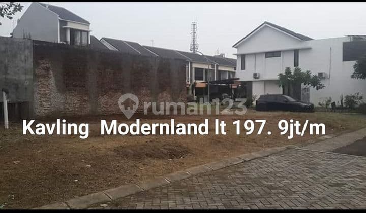 Murah Tanah Kavling Di Modernland Dalam Cluster Lt 197
