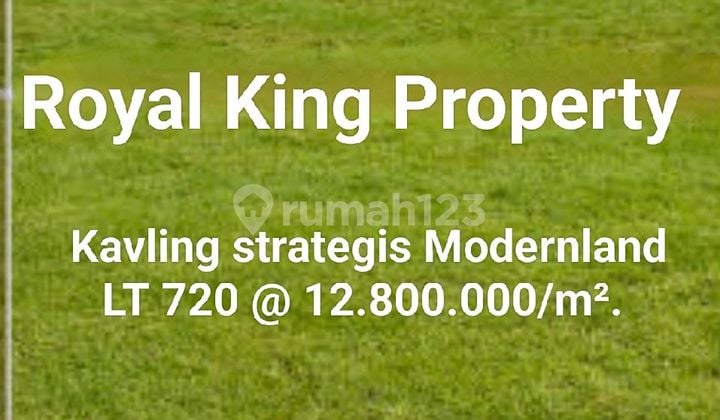 Kavling Strategis Modernland Lt 720 Di Boulevard Modernland Kavling Strategis Modernland Lt 720 Di Boulevard Modernland