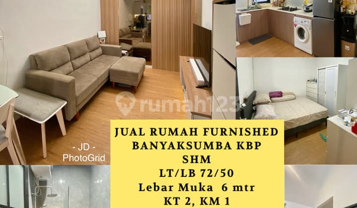 Furnished Kbp House, Many Sumba, Good SHM in Kota Baru Parahyangan