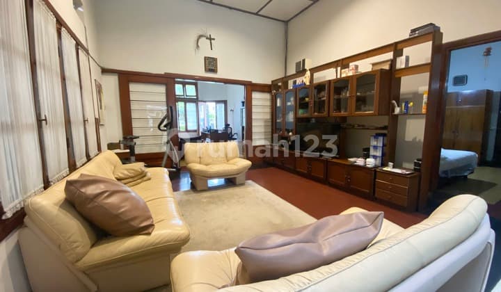 Rare House Prime Location 18 Meter Frontage in Sayap Riau Bandung Semi Furnished Good SHM - Freehold Certificate House