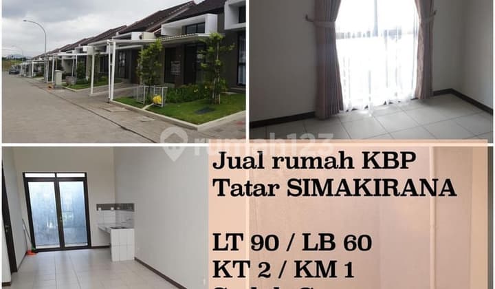 Single-Story House Priced at 1.65 Billion in Tatar Simakirana Bandung. Good Unfurnished House in Tatar Simakirana KBP Bandung, Kota Baru Parahyangan.