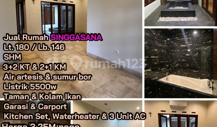 Rumah 1 Lantai Asri Hadap Timur Di Singgasana Pradana Bandung