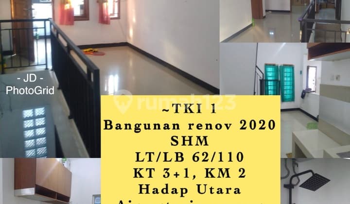 Rumah Renovasi Murah 2 Lantai Tki 1 Harga 800 Juta Bisa Sewa Per Tahun Shm Di Tki 1 Bandung, Taman Kopo Indah