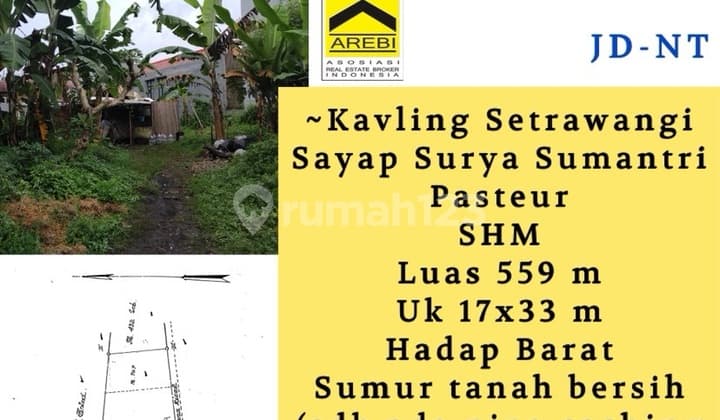 Kavling di Setrawangi Pasteur Bandung Utara