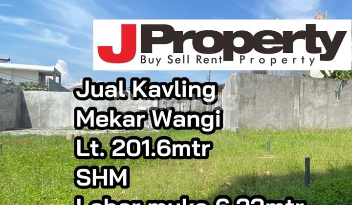 Langka Kavling Tanah Mekar Wangi Luas 200 Meter Harga 9,5 Juta Per Meter Tanah di Kompleks Mekar Wangi Bandung, Mekar Wangi SHM - Sertifikat Hak Milik 201,6 Squaremeter