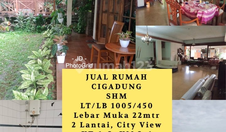 1000 Square Meter House with City View in Cigadung Dago Bandung, Beautiful House with SHM - Certificate of Ownership in Cigadung Dago Bandung, Cigadung