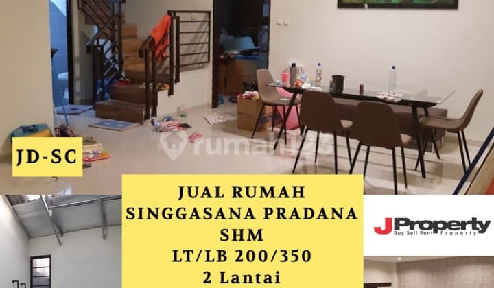 Rumah 2 Lantai Singgasana Pradana Bandung Bagus SHM di Mekar Wangi