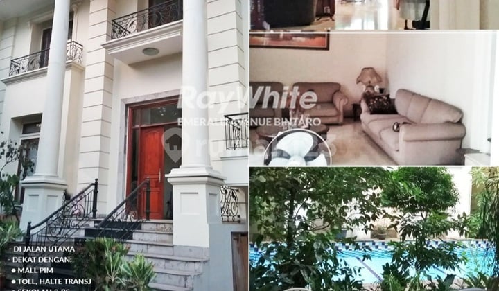 Rumah Mewah Lt 675 M2 Ada Pool di Pondok Indah, Jaksel Rumah Mewah Lt 675 M2 Ada Pool di Pondok Indah, Jaksel