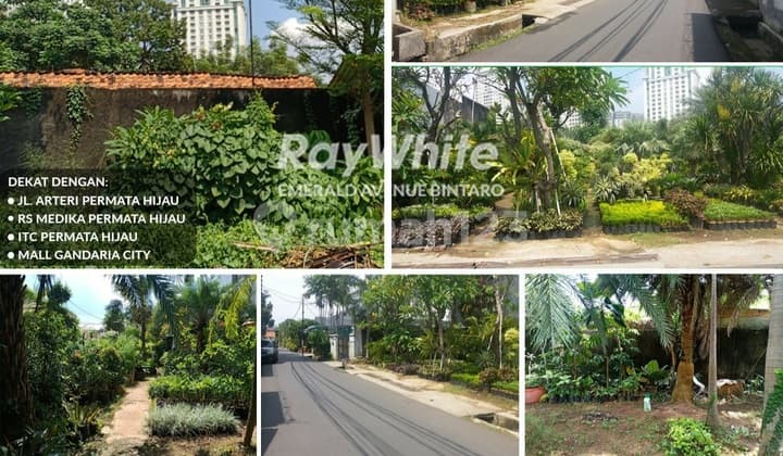Kavling Dijual Di Permata Hijau 935 M², Shm, Pinggir Jalan