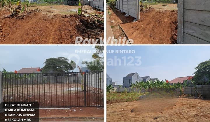 Tanah Darat 1405 m² Siap Bangun Di Setu Pamulang