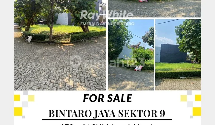 Kavling Hoek 178 m² SHM di Sektor 9 Bintaro Jaya Kavling Hoek 178 m² SHM di Sektor 9 Bintaro Jaya