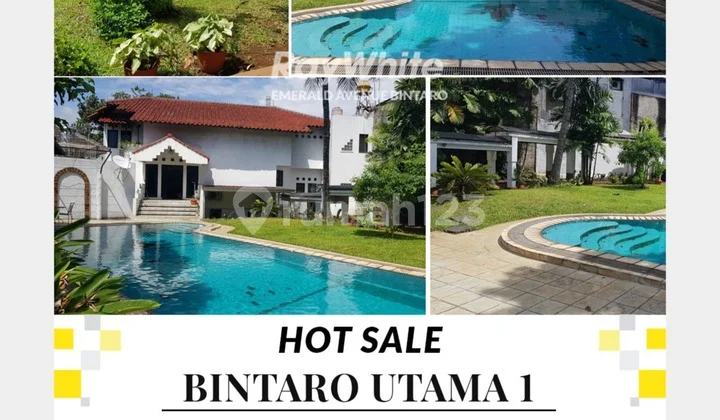 Rumah Hitung Tanah 479 m² Pinggir Jalan Bintaro Utama Rumah Hitung Tanah 479 m² Pinggir Jalan Bintaro Utama