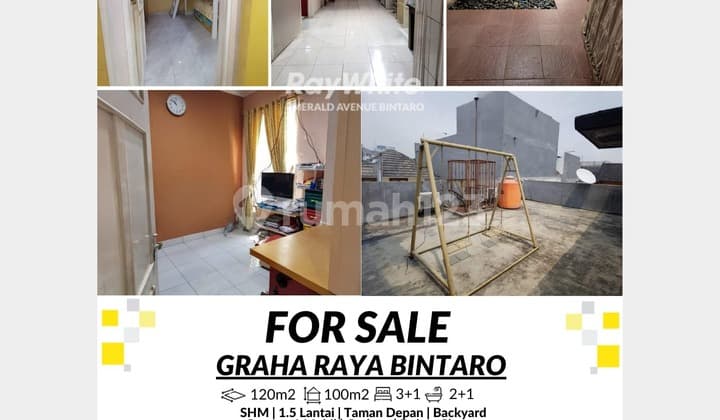 DiJual Rumah Graha Raya Dekat Transmart Luas 120 m²