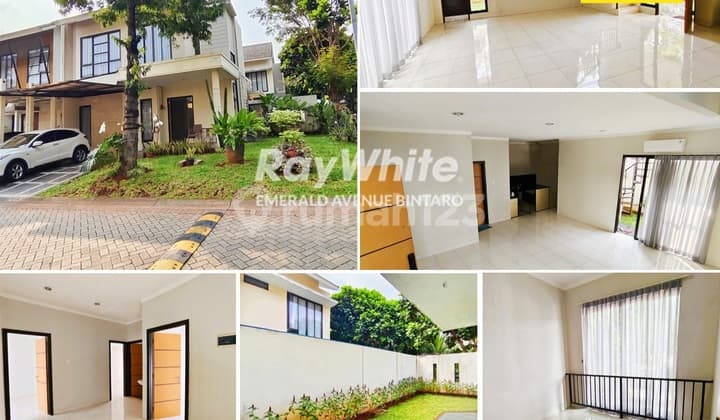 DiJual Rumah Hook View Taman, LT 197 m² SHM di Discovery Bintaro Jaya
