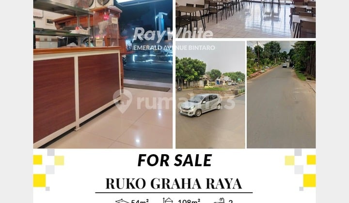 Ruko Siap Usaha Di Jalan Boulevard Graha Bintaro, Strategis Ruko Siap Usaha Di Jalan Boulevard Graha Bintaro, Strategis