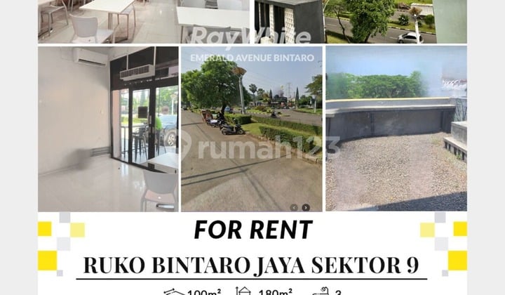 Ruko Sewa 3 Lantai Strategis Sektor 9 Bintaro Dekat Pasar Modern Dan Tol Ruko Sewa 3 Lantai Strategis Sektor 9 Bintaro Dekat Pasar Modern Dan Tol