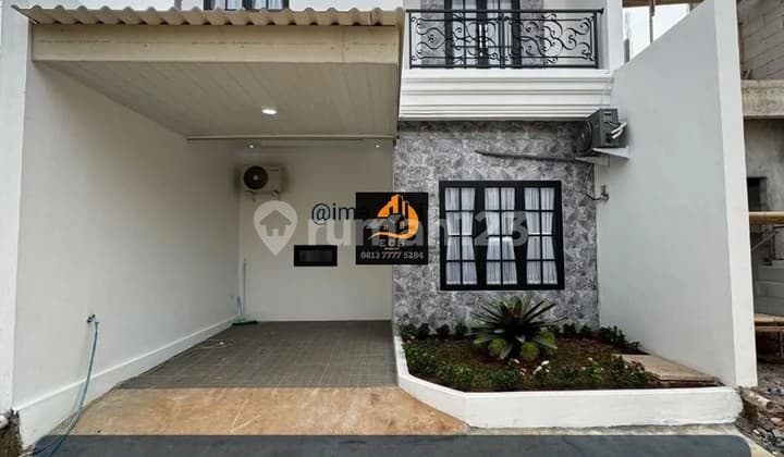 Rumah Modern 2,5Lt Bergaya Eropa Classic Termurah Anti Masuk Gang