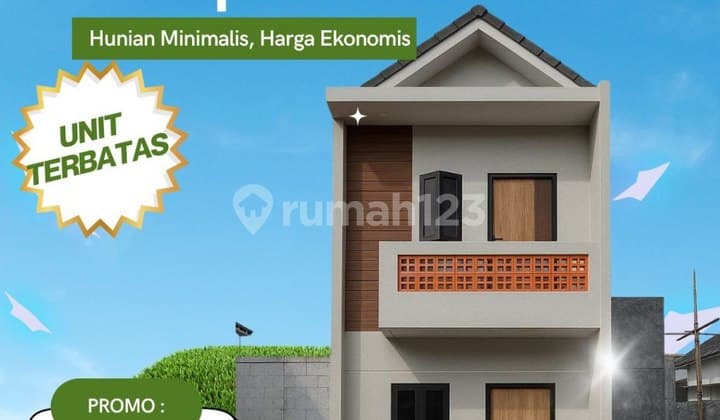 S471.rumah 2Lt Konsep Industiralis Strategis Dkt Akses Tol Perigi