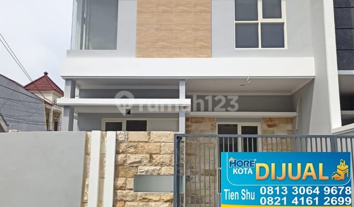 Rumah baru gress 2 lantai di Sutorejo dekat Kampus UNAIR dan ITS