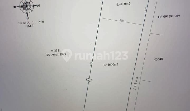 Tanah Strategis Pinggir Jalan Kuta Bali tkut288