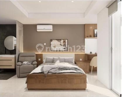 Apartemen Baru, Full furnished, Tipe Studio, Lantai Tengah, Cocok utk Profesional, di Antasari Place