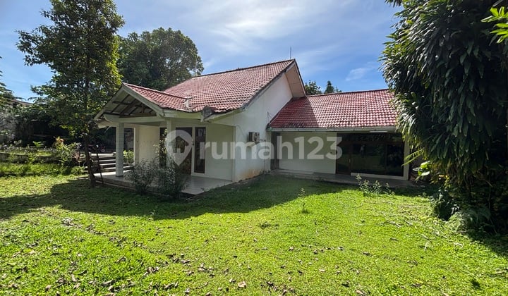 For Rent: Rumah Lama, Besar, 1 Lantai, 5 Kamar, Cocok untuk Silent Office, Dekat Hero Kemang Villa