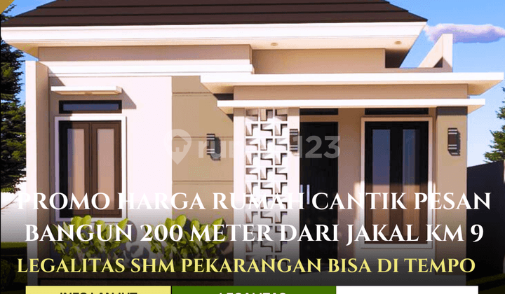 Dijual Rumah Murah di Sleman Jogja Utara Bisa KPR Dekat Banyak Kampus Ternama Hanya 200 Meter Dari Jl Raya Kaliurang KM 9