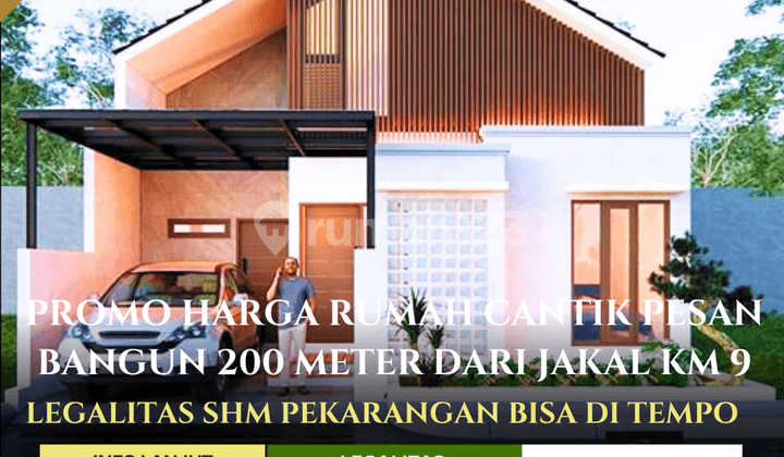 DIjual Murah Rumah Minimalis Modern SHM Pekarangan Bisa KPR di Jogja Utara Sleman Hanya 200 Meter Dari Jl Kaliurang KM 9