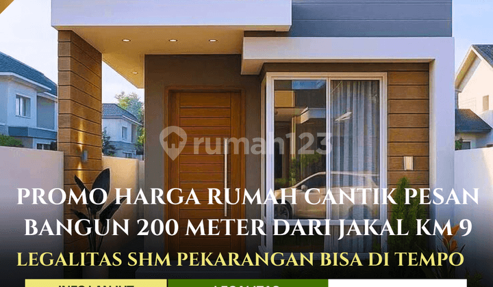 DIjual Cepat Rumah Cantik Modern Bisa KPR di Jl Kaliurang KM 9 Hanya 8 Menit Dari Kampus UGM SHM Pekarnagan