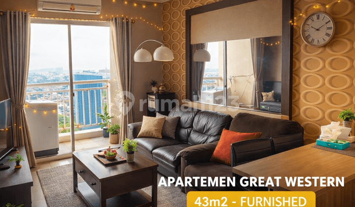 Apartemen Great Western 2Br Fully Furnished | Lantai Tinggi | bisa KPA | Best Deal
