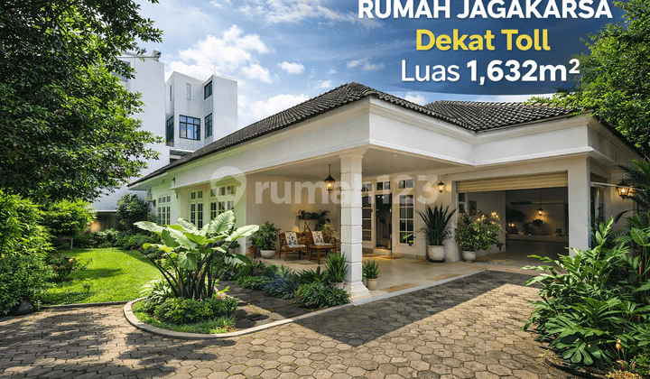 Rumah Sultan Jagakarsa | LT 1.632 M² | Dalam Komplek | 5 Menit Tol Jorr