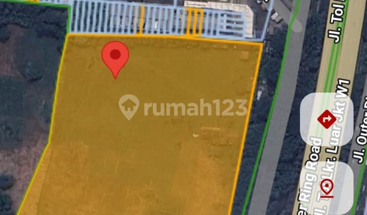 Tanah di Bawah NJOP Jl. Lingkar Luar, Jakarta Baratdijual Tanah Dibawah NJOP 40% Jl. Lingkar Luar Raya Tanah di Samping Taman Palem Lestari Luas 2.3 Ha (23.231 M2) Bentuh Trapesium Harga 12,5 Juta/M2 Nego Tipis NJOP 22 Juta/M2 Nego SHM