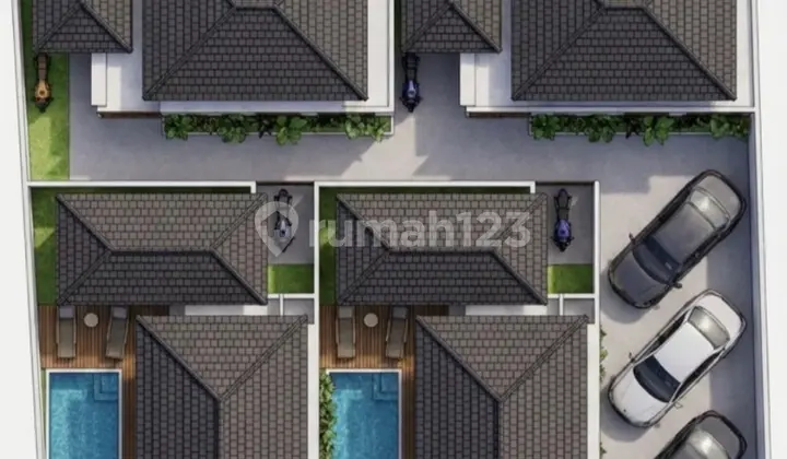 Villa Baru 4 Unit Tukad Nyali Sanur Bali