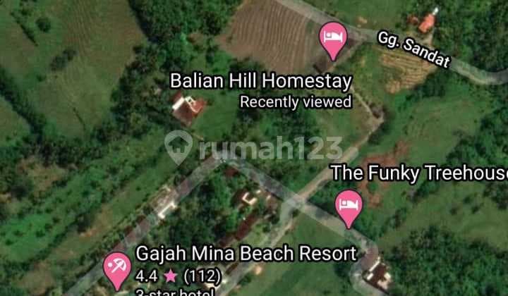 Tanah Lingkungan Pariwisata Pantai Balian Lalanglinggah Tabanan Bali