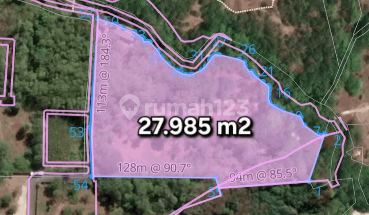 Tanah High Cliff Front In Ungasan Badung, Bali