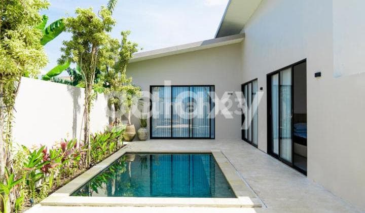 Villa Modern Minimalis 1 Lantai di Beringin Tibubeneng Badung, Bali