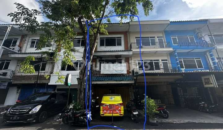 3-Story Shop House Blue Tile Denpasar Bali