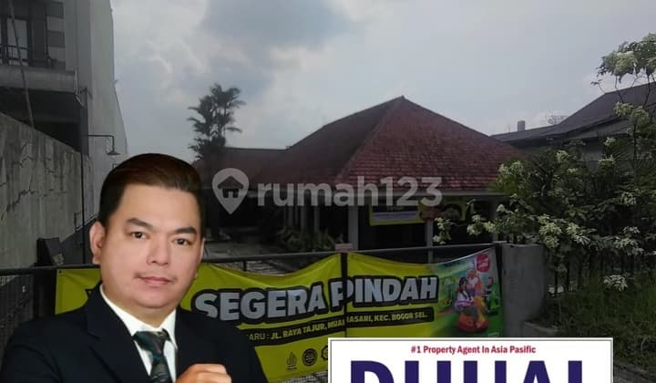 For Sale Ruang Usaha Strategis Lt 1500m² SHM di Sukasari Bogor
