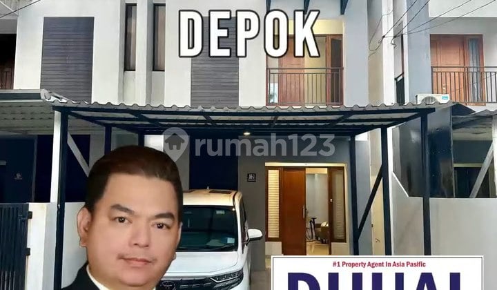 For Sale Rumah Cantik Murah LT 99m² LB 105m² di Pahlawan Residence , Sawangan , Depok