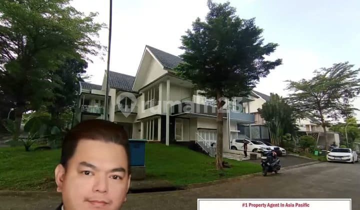 For Sale Rumah Cantik Hoek LT 296m² LB 270m² di Sentul City HillTop , Lokasi Nyaman Aman Sejuk