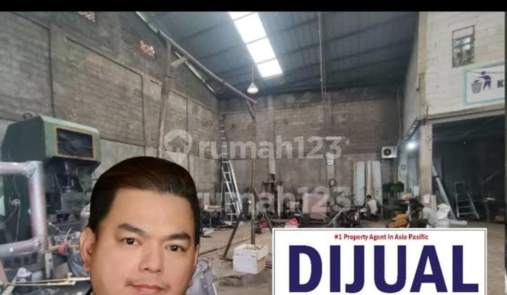 For sale Land and Building Workshop LT 455m² LB 225m² in Ciawi Bogor, strategic location