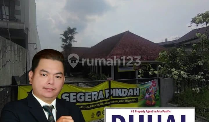 For Rent / Sewa Ruang Usaha , Tanah dan Bangunan LT 1500m² LB 750m² di Sukasari Bogor, Lokasi Strategis